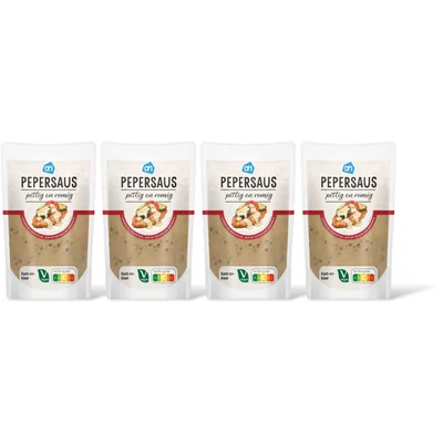 AH Pepersaus pittig en romig 4-pack