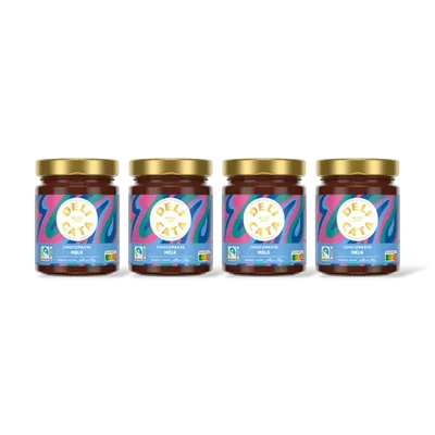 Delicata Chocoladepasta melk chocola 4-pack