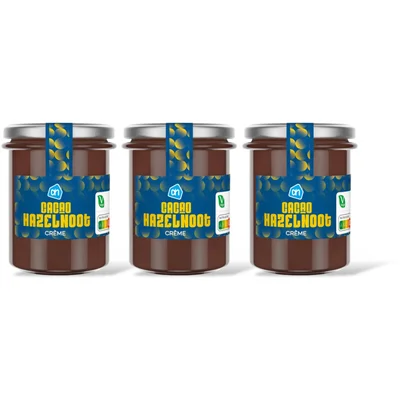 AH Cacao hazelnoot creme 3-pack