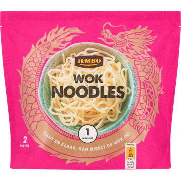 Jumbo Wok Noedels K&K 300 g