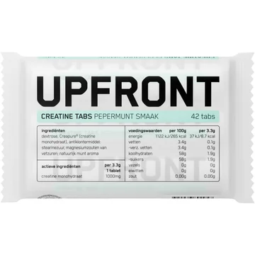 Upfront Creatine Tabletten Rolletjes Pepermunt 3x46.2g