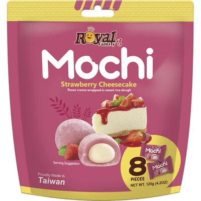 Royal Family Mochi strawberry cheesecake