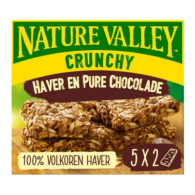 Nature Valley Crunchy haver & pure chocolade repen