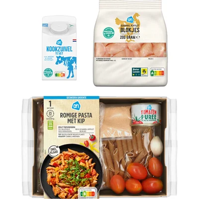 AH Gesneden Verspakket Pasta Kip 1pers