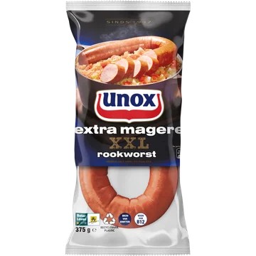 Unox Rookworst Extra Magere XXL 375 g
