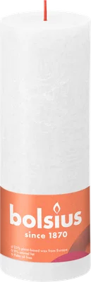 Bolsius Rustiek Shine 19cm Cloudy White