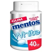 Mentos Gum White Sweet Mint, Pot 40 Gums