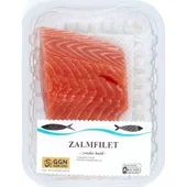 Neutraal zalm filet zonder huid