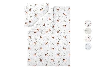 LIVARNO® Flanellen dekbedovertrek 240 x 220 cm