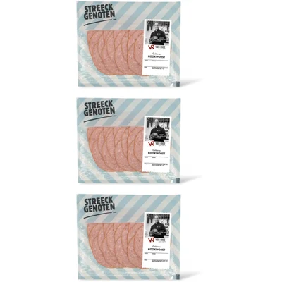 Streeckgenoten Gelderse kookworst 3-pack