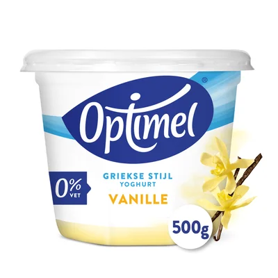 Optimel Yoghurt Griekse stijl vanille 0% vet