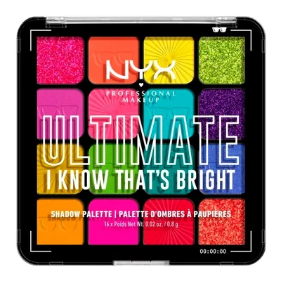 NYX Professional Makeup Ultimate I Know That's Bright Color Palette