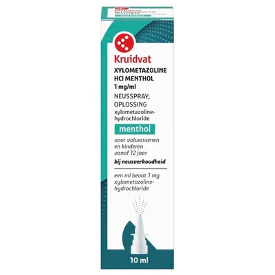Kruidvat Xylometazoline Menthol 1 mg/ml Neusspray