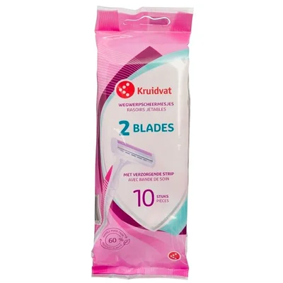 Kruidvat 2 Blades Wegwerpscheermesjes