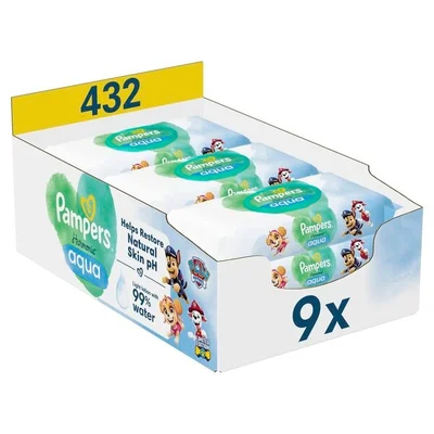 Pampers Harmonie Aqua Paw Patrol Babydoekjes