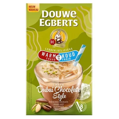 Douwe Egberts Latte Pistachio Chocolate Style Oploskoffie