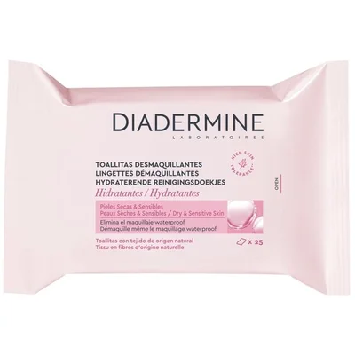 Diadermine Hydraterende Reinigingsdoekjes