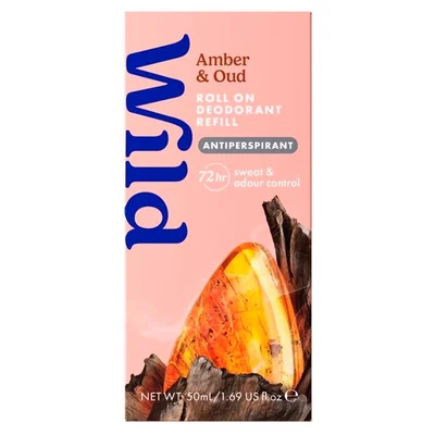 Wild Amber & Oud Antiperspirant Deodorant Roll-On Navulling