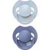Difrax LOVI Prime Fopspeen 0-6M Baby Blue/Blue 2 stuks