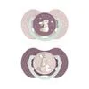 Difrax LOVI Dynamic Fopspeen 18M+ Night & Day Girl 2 stuks
