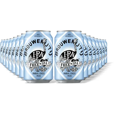 Brouwerij 't IJ Brouwerij 't IJ Free IPA 0.5% 16-pack