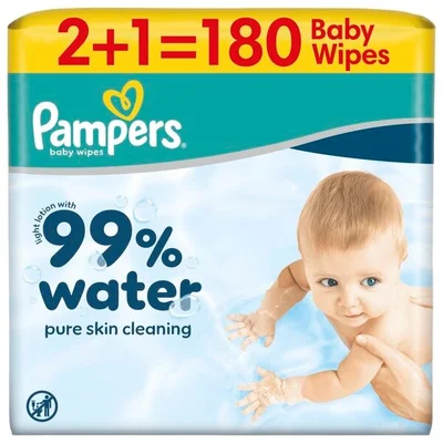 Pampers 99% Water Babydoekjes
