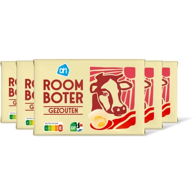 AH Roomboter gezouten 5 pack