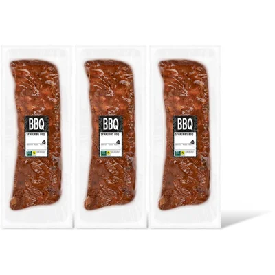 AH BBQ spareribs smokey 3-pack