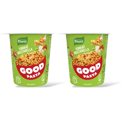 Knorr Good pasta tomaat mozzarella 2-pack