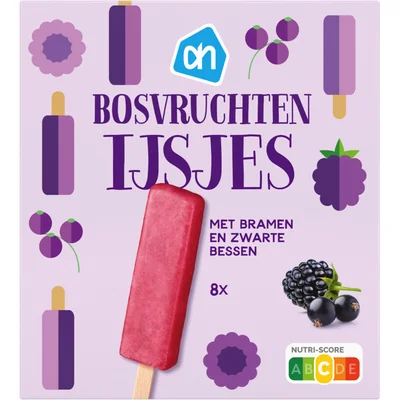 AH Aardbei bosvruchten ijsje