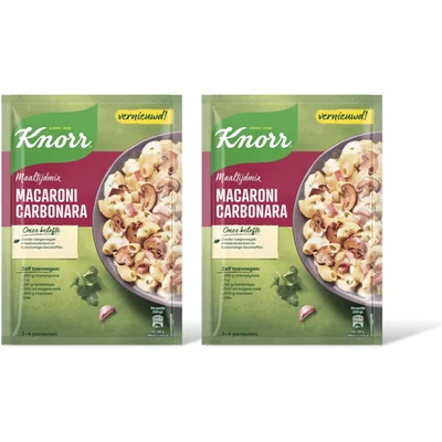 Knorr Maaltijdmix macaroni carbonara 2-pack