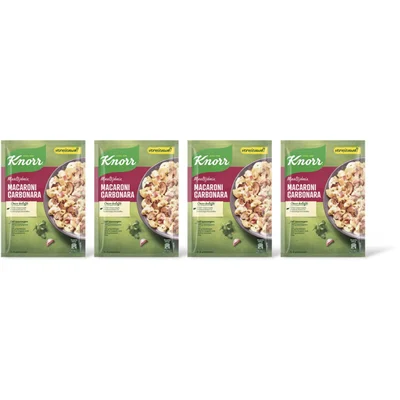 Knorr Maaltijdmix macaroni carbonara 4-pack