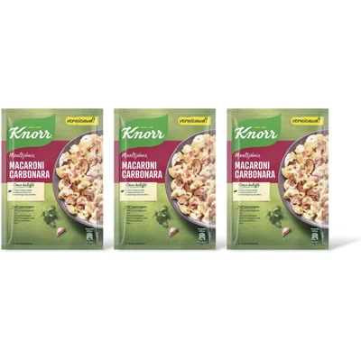 Knorr Maaltijdmix macaroni carbonara 3-pack