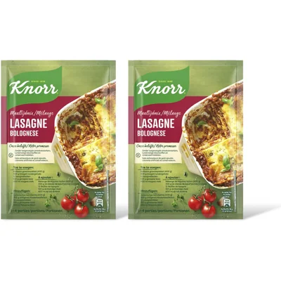 Knorr Maaltijdmix lasagne bolognese 2-pack