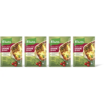 Knorr Maaltijdmix lasagne bolognese 4-pack