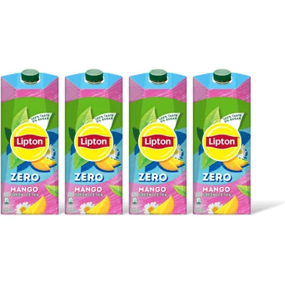 Lipton Ice tea green mango zero 4-pack