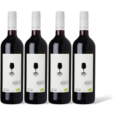 AH Biologisch Merlot 4 flessen