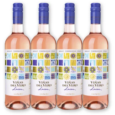 Viñas del Vero Viñas del Vero Luces Rosado 4 flessen