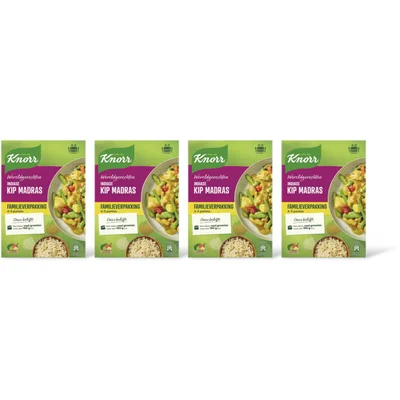 Knorr Indiase kip madras xl 4-pack