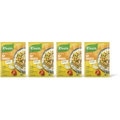 Knorr Maaltijdmix kip madras 4-pack