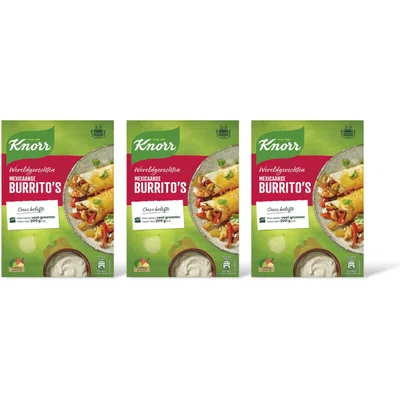 Knorr Mexicaanse burritos 3-pack