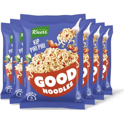 Knorr Good noodles kip piri piri 6-pack