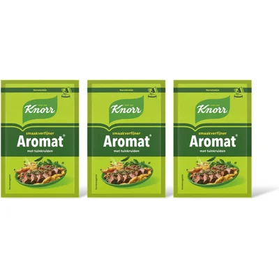 Knorr Aromat met tuinkruiden navulzakje 3-pack