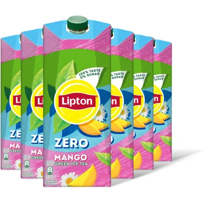 Lipton Ice tea green mango zero 6-pack