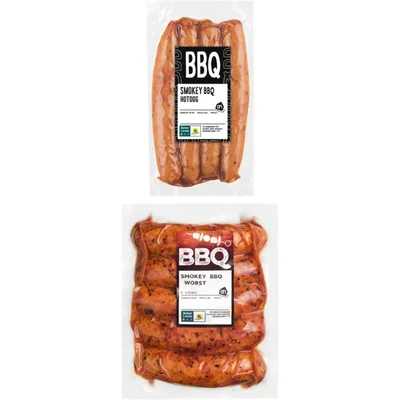 AH BBQ Smokey worst pakket