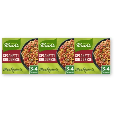 Knorr Maaltijdmix spaghetti bolognese 3-pack