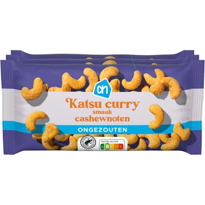 AH Katsu curry cashewnoten 3-pack