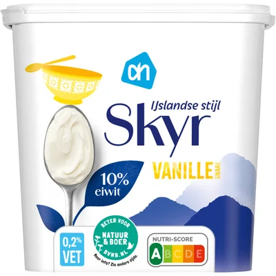 AH Skyr IJslandse stijl vanille smaak