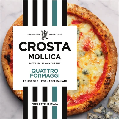 Crosta Mollica Pizza quattro formaggi