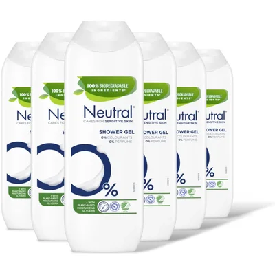Neutral Showergel 0% 6-pack